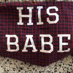 His Babe button down